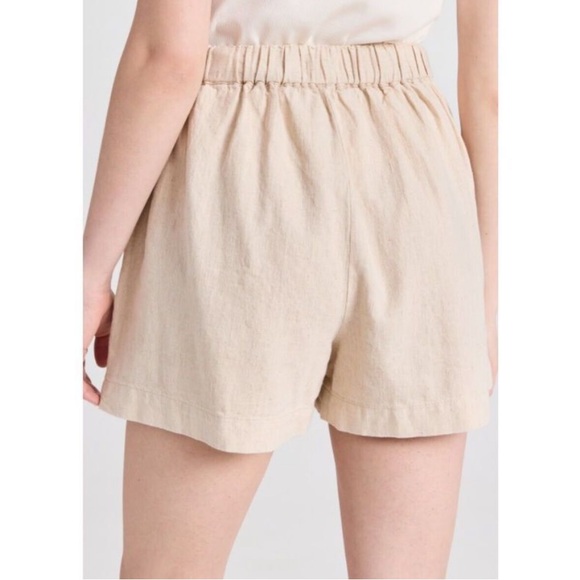 Madewell Pull On Shorts In Linen Cotton Womens Size XL - Picture 2 of 8